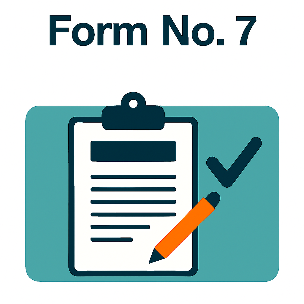 Form 7 Certificate